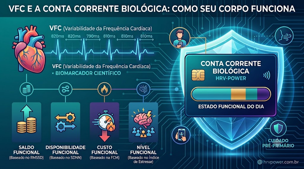O QUE É A VFC E COMO SEU CORPO FUNCIONA COMO UMA CONTA CORRENTE BIOLÓGICA